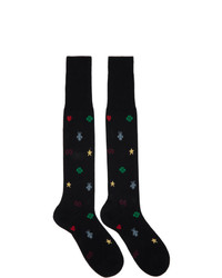 Gucci Navy Logomania Shine Socks