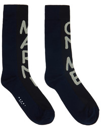 Marni Navy On Me Socks