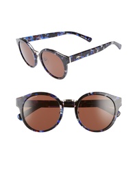Longchamp 51mm Round Sunglasses