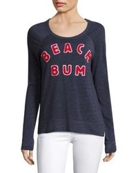 Sundry Beach Bum Printed Pullover