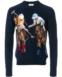 Ballantyne Polo Intarsia Jumper