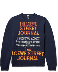 Loewe Printed Cotton Blend Sweater