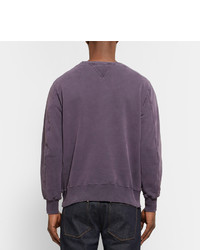 Remi Relief Printed Loopback Cotton Jersey Sweatshirt