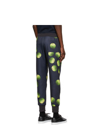 Paul Smith 50th Anniversary Navy And Green Apple Lounge Pants