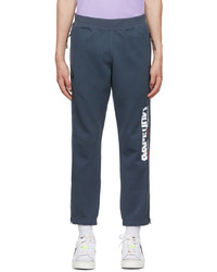AAPE BY A BATHING APE Navy Cotton Lounge Pants