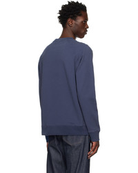MAISON KITSUNÉ Blue Dressed Fox Print Sweatshirt