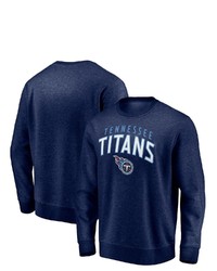 FANATICS Branded Navy Tennessee Titans Game Time Arch Pullover Sweatshirt