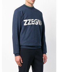 Z Zegna Logo Patch Sweatshirt
