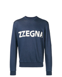Z Zegna Logo Patch Sweatshirt