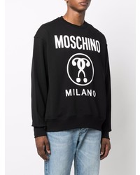 Moschino Logo Print Cotton Sweatshirt