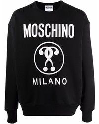 Moschino Logo Print Cotton Sweatshirt