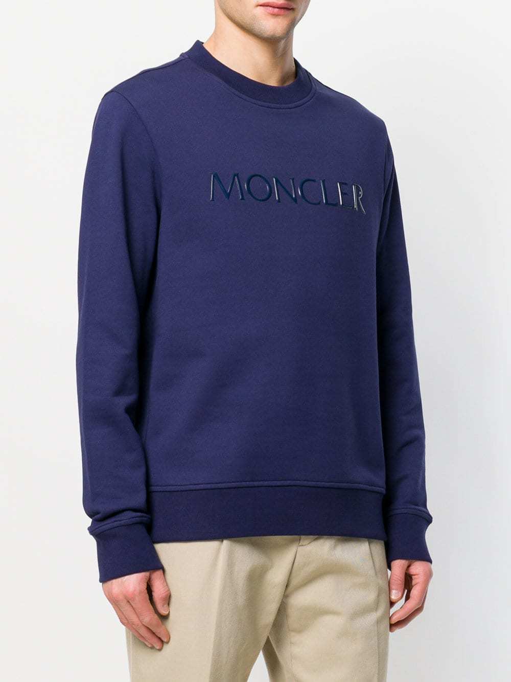 moncler blue sweatshirt