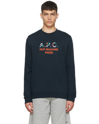 A.P.C. Navy Achille Sweatshirt