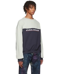 PALMER Navy Cotton Sweatshirt