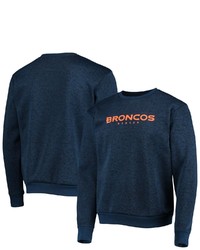 FOCO Navy Denver Broncos Colorblend Pullover Sweater At Nordstrom
