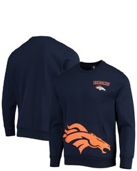 FOCO Navy Denver Broncos Pocket Pullover Sweater At Nordstrom