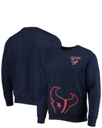 FOCO Navy Houston Texans Pocket Pullover Sweater At Nordstrom