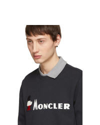 Moncler Navy Maglia Monduck Sweatshirt