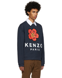 Kenzo Navy Paris Boke Flower Sweatshirt