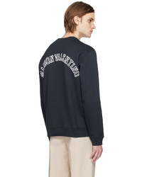 Valentino Navy Printed Sweatshirt