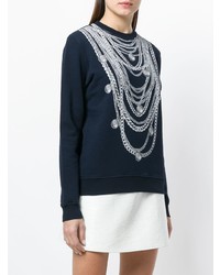 Just Cavalli Necklace Print Sweatshirt