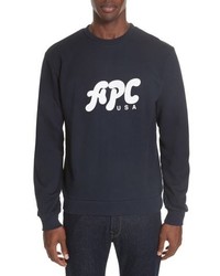 A.P.C. New Logo Crewneck Sweatshirt