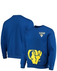FOCO Royal Los Angeles Rams Pocket Pullover Sweater At Nordstrom