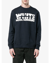White Mountaineering Shark Print Sweatshirt