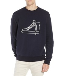 French Connection Sneaker Embroidered Sweatshirt