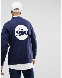 Gio Goi Sweatshirt With Back In Navy
