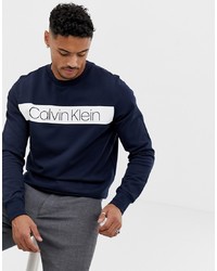 Calvin Klein Sweatshirt With Logo Stripe