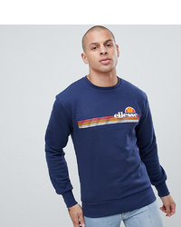 Ellesse Tiberio Crew Neck Sweatshirt In Navy