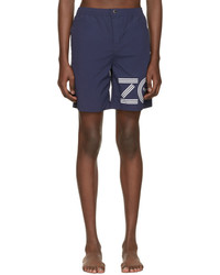 Kenzo Blue Logo Swim Shorts