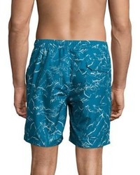 Michael Kors Michl Kors Palm Printed Swim Shorts