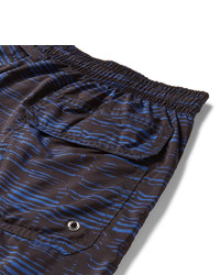 Boglioli Mid Length Printed Swim Shorts