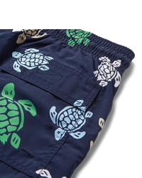 Vilebrequin Moorea Mid Length Turtle Print Swim Shorts