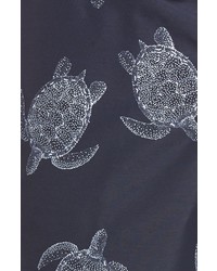 Vilebrequin Moorea Sharkskin Turtles Print Swim Trunks