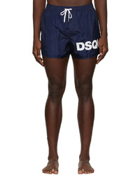 DSQUARED2 Navy Logo Swim Shorts