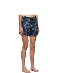 COMMAS Navy Octopus Classic Swim Shorts