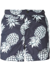 Valentino Pineapple Print Swim Shorts