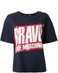 Love Moschino Bravo Print T Shirt