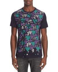 Versace Collection Allover Foil Print T Shirt
