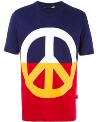 Love Moschino Peace Print T Shirt