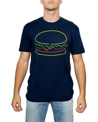 Kid Dangerous Neon Cheeseburger Graphic T Shirt