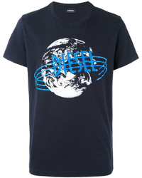 Diesel Planet Print T Shirt