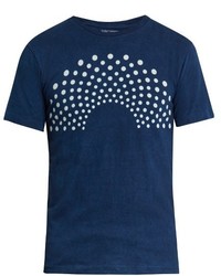 Blue Blue Japan Polka Dot Print T Shirt