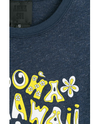 Anna Sui Printed Cotton T Shirt