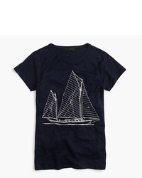 J.Crew Sailboat Blueprint T Shirt