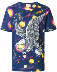 Gucci Space Eagle Print T Shirt
