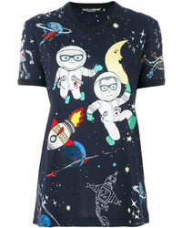 Dolce & Gabbana Space Print T Shirt